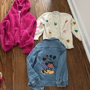 Disney Blue Denim Jacket with Mickey Mouse Design